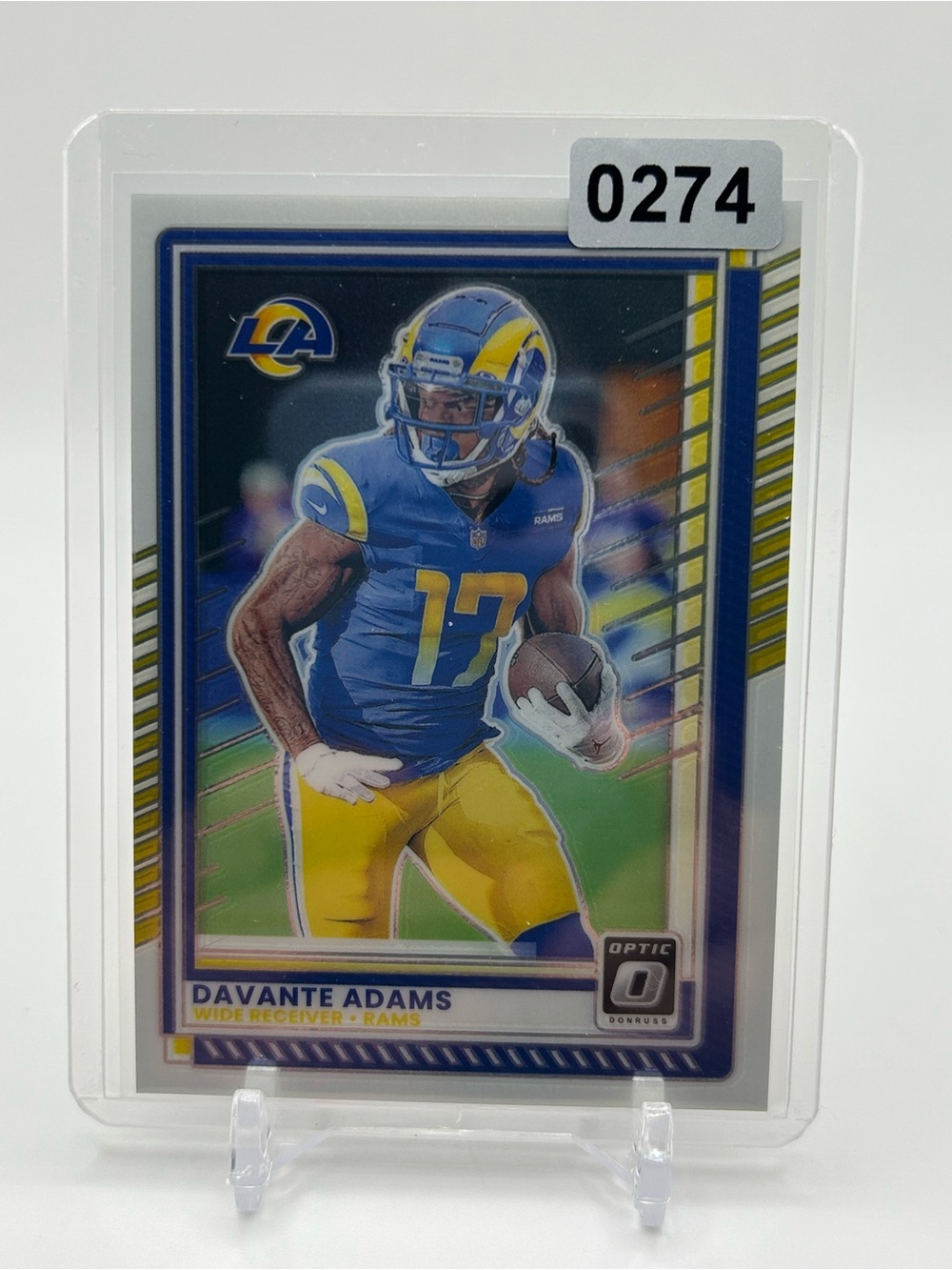 Davante Adams Los Angeles Rams Football Trading Card 🏈